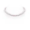 Angara 8-8.5mm 8-8.5mm, 18" Japanese Akoya Pearl Princess Strand In White Gold/pinkish