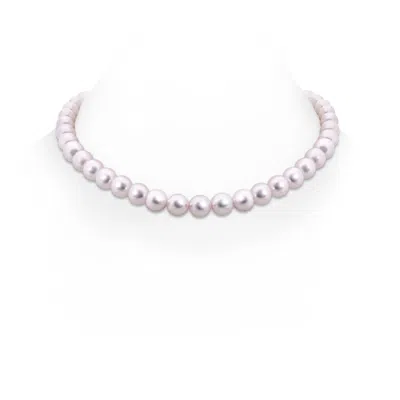 Angara 8-8.5mm 8-8.5mm, 18" Japanese Akoya Pearl Princess Strand In White