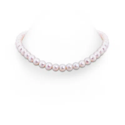Angara 9-10mm 18" Freshwater Pearl Princess-length Single Strand In White