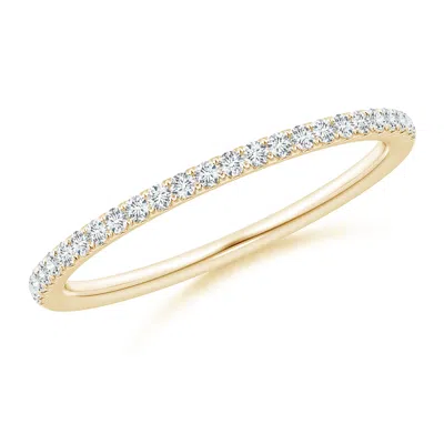 Angara Aeon Vintage Style Pave-set Diamond Half Eternity Wedding Ring In Gold