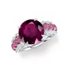 Angara Amaryllis Scalloped Shank Ring