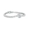 Angara Bezel-set Cushion Diamond Tennis Bracelet