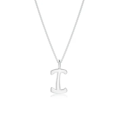Angara Capital "i" Initial Pendant In Metallic