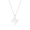 Angara Capital "m" Initial Pendant