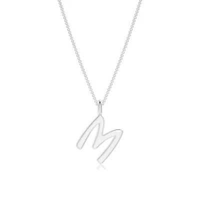 Angara Capital "m" Initial Pendant