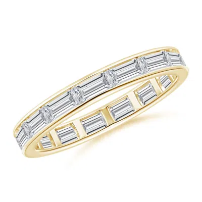 Angara Channel-set Baguette Diamond Full Eternity Wedding Ring In Gold
