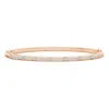 Angara Channel-set Diamond Bangle Bracelet With Hinged Clip