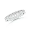 Angara Channel Set Eternity Diamond Wedding Ring In Platinum/h