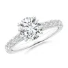 Angara Classic Diamond Engagement Ring With Accents