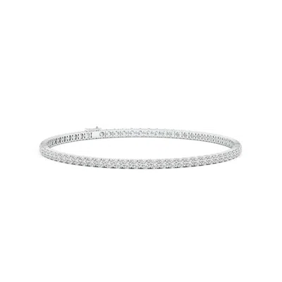 Angara Classic Diamond Linear Tennis Bracelet In Metallic