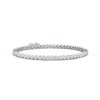 Angara Classic Linked Circle Bracelet In White Gold