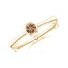 Angara Coffee Diamond Indochine Bamboo Ring In Yellow Gold/fancy Medium Brown (c5)