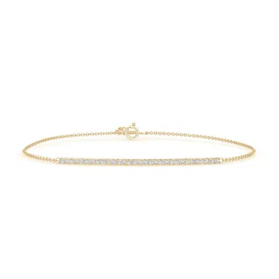 Angara Diamond Bar Bracelet In Gold