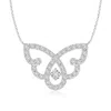 Angara Diamond Butterfly Fashion Pendant In White Gold/h