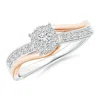 Angara Diamond Clustre Bypass Ring