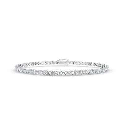 Angara Diamond Eternity Tennis Bracelet In Metallic