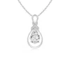 Angara Diamond Infinity Pendant With X Motif In White Gold/h