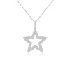 Angara Diamond Open Star Pendant In White Gold/h