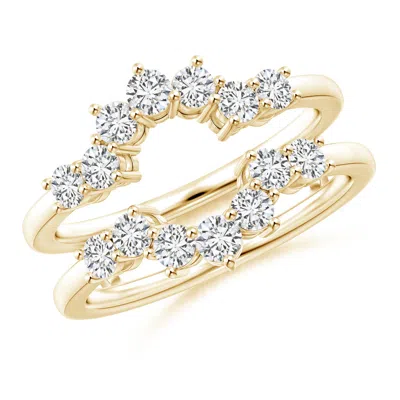Angara Diamond Sunburst Engagement Ring Wrap In Gold