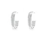 Angara Diamond Triple Layer Hoop Earrings In White Gold/h