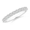 Angara Eleven Stone Shared Prong-set Diamond Wedding Ring In White Gold/h