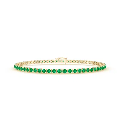 Angara Emerald Eternity Tennis Bracelet In Green
