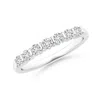 Angara Floating Seven Stone Bar-set Diamond Wedding Ring In White Gold/h