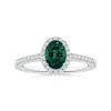Angara Gia Certified Oval Teal Montana Sapphire Halo Ring With Diamonds In White Gold/medium Greenish Blue