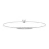 Angara Graduated Round Diamond Bolo Style Bracelet In White Gold/g