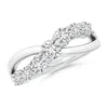 Angara Graduated Round Diamond Broad Fashion Ring In White Gold/h