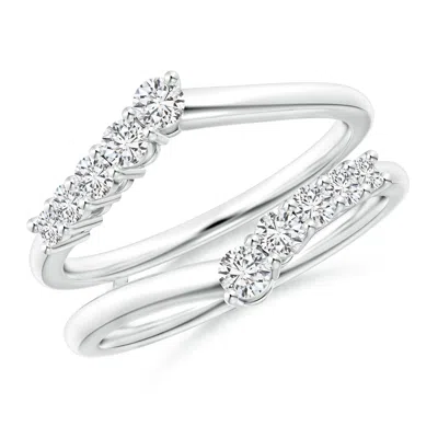 Angara Journey Diamond Ring Wrap In White