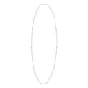 Angara Lab-grown Bezel-set Diamond Seven Stone Necklace In White Gold/f-g