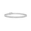 Angara Lab-grown Classic Round Diamond Tennis Bracelet In White Gold/f-g