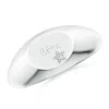 Angara Lab-grown Diamond Libra Engraved Signet Ring In White Gold/f-g
