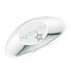 Angara Lab-grown Diamond Sagittarius Engraved Signet Ring In White Gold/f-g