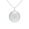 Angara Lab-grown North Star Diamond Disc Pendant In White Gold/f-g