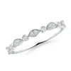 Angara Lab-grown Pave, Bezel Diamond Motifs Wedding Ring In Platinum/f-g