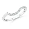 Angara Lab-grown Prong Set Diamond Swirl Wedding Ring For Women In Platinum/f-g