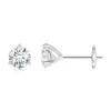 Angara Lab-grown Prong-set Round Diamond Martini Stud Earrings In White Gold/f-g