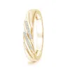 Angara Lab-grown Slanted Channel Set Diamond Wedding Ring For Him In Yellow Gold/f-g