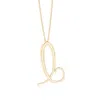 Angara Lowercase "b" Initial Pendant In Yellow Gold