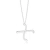 Angara Lowercase "x" Initial Pendant In Platinum