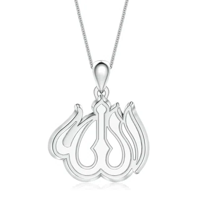 Angara Men's Allah Pendant In Metallic