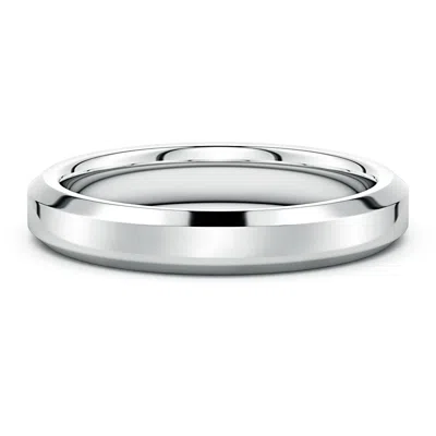 Angara Men's Beveled Edge Band In Gold