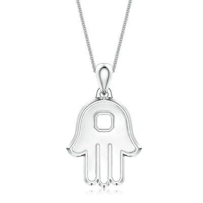 Angara Men's Hamsa Pendant In Metallic