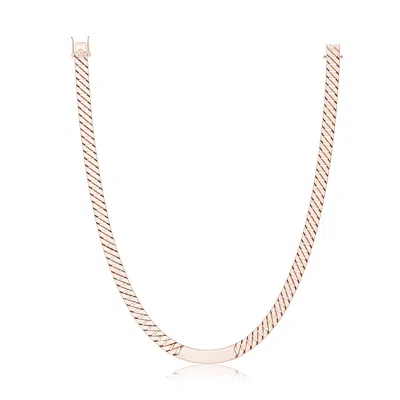 Angara Men's Octagon-shaped Link Id Necklace In Gold