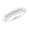 Angara Milgrain Outlined Channel-set Diamond Nine Stone Ring In Platinum/h