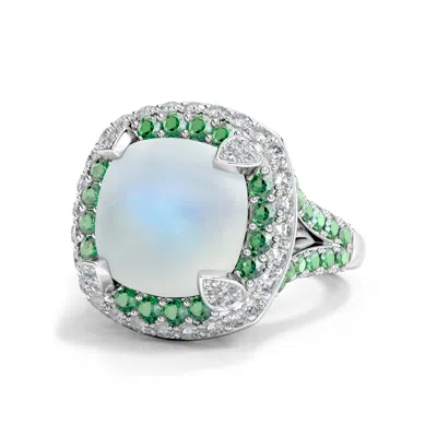 Angara Moonlit Oasis Dual Halo Ring