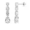 Angara Multi-shape Diamond Dangle Earrings In White Gold/h