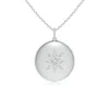 Angara North Star Diamond Disc Pendant In White Gold/h